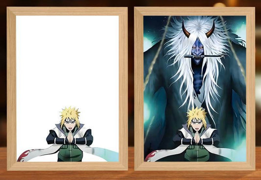 Naruto Anime LED Light Painting Frame Glowing Wall Art for Fans & Collectors